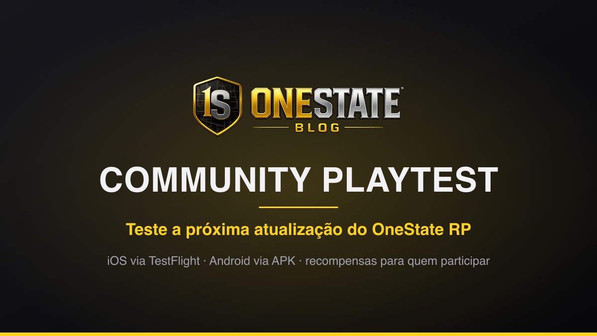 Community Playtest do OneState RP: como participar e garantir as recompensas