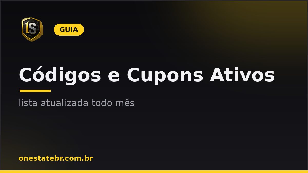 Como resgatar códigos e cupons no OneState RP: passo a passo