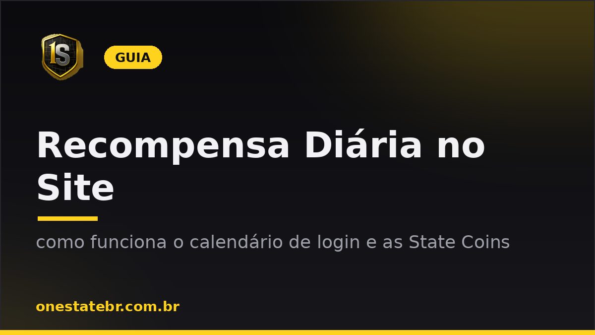 Recompensa Diária no site oficial do OneState RP: como funciona e como resgatar