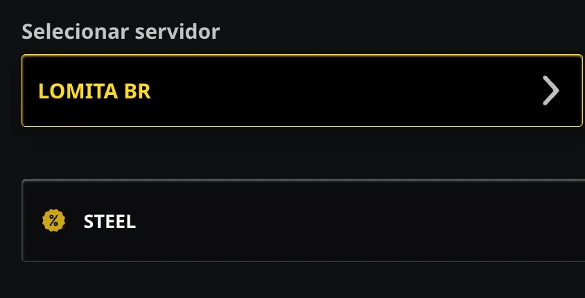 Tela de resgate do código STEEL no OneState RP
