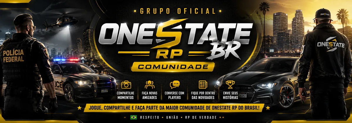 Banner do grupo Comunidade Oficial do OneState RP